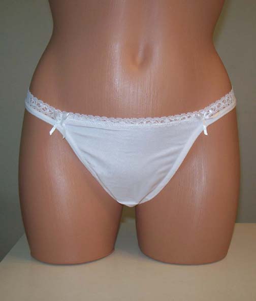 Sexy White Lace Thong
