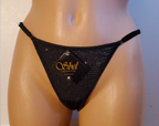 Black thong by Sbel with little sparkles